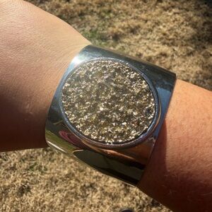 Maddie silver And Gold Cuff